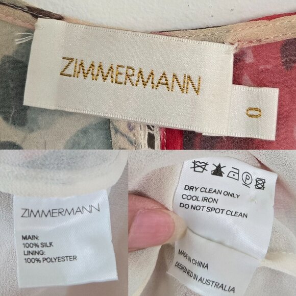 Zimmermann Mischief Ladder Playsuit Romper Size 0 XS b48E - Picture 8 of 8